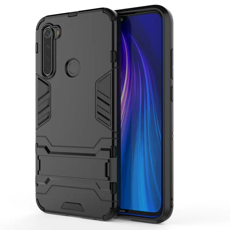 3D комбинированный бронированный чехол для Xiaomi Redmi Note 8 Note8 Redmi Note 8 Pro 64 г 128 противоударный чехол для телефона чехол, Fundas Coque Etui> - Цвет: GTX BK