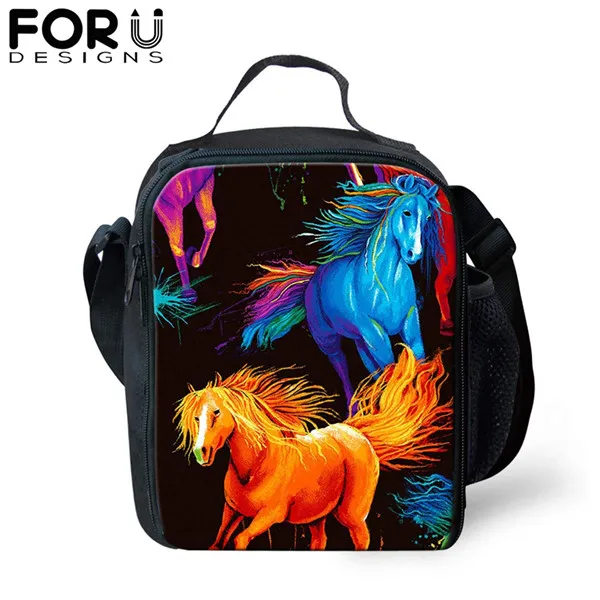FORUDESIGNS/3 шт./компл. рюкзак для девочек с рисунком лошади школьный детский подарок для мальчиков сумка для книг дорожная сумка - Цвет: CDYH1546G