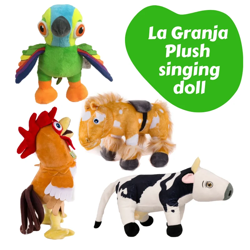 La Granja De Zenon Singing Plush Toys for Boys And Girls Stuffed Animals Kawaii Dolls Children's Toy Among Us Popular Gift the animals among us