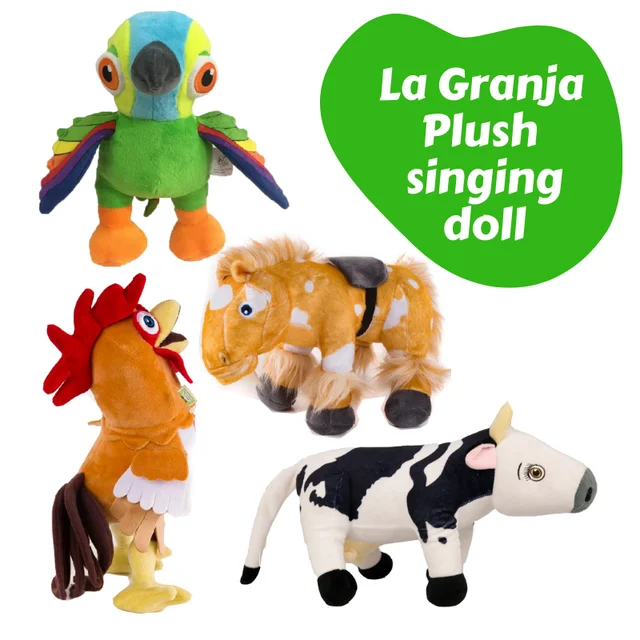 La Granja De Zenon Singing Plush Toys for Boys And Girls Stuffed Animals  Kawaii Dolls Children's