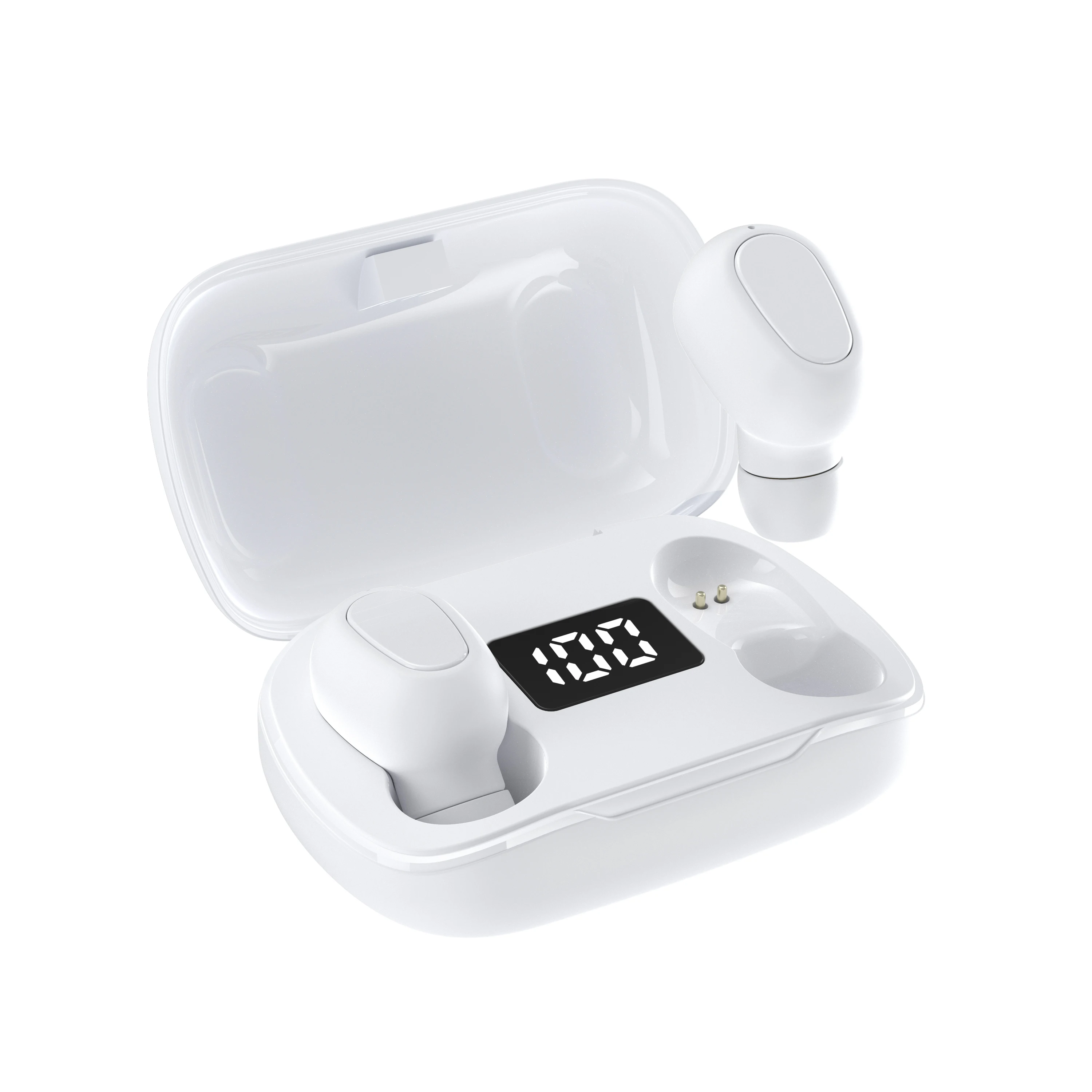 Bluetooth Earphone Wireless headphone Sport Earpiece Mini Headset Stereo Sound In Ear IPX5 Waterproof tws 5 0 power display