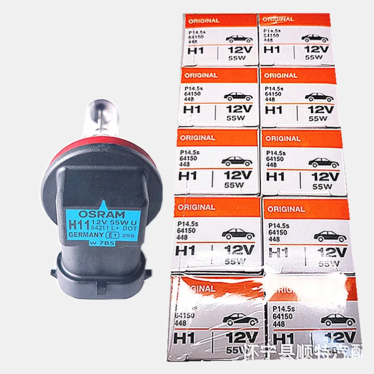 Лампа Ксеноновая Osram H11 12V55W CRV Accord XY Teana RAV4 туман светильник s рядом с светильник лампочка(Германия