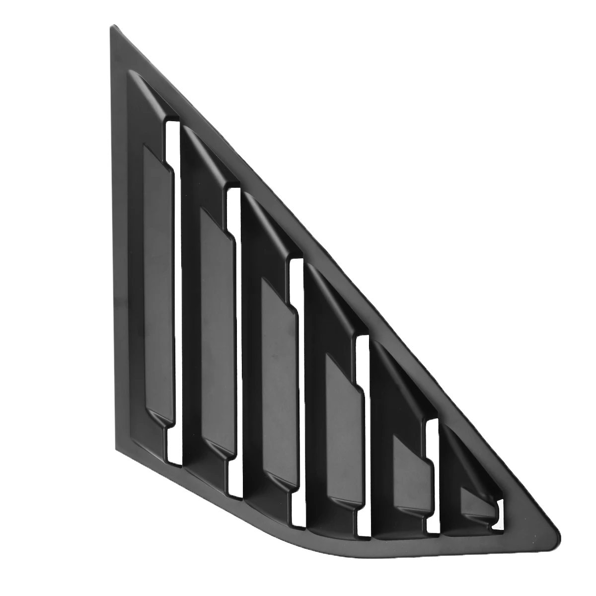 Mayitr 2pcs Matte Black Car Window Side Louvers Vent Louver Cover Scoop For Ford Focus ST RS MK3 Hatchback