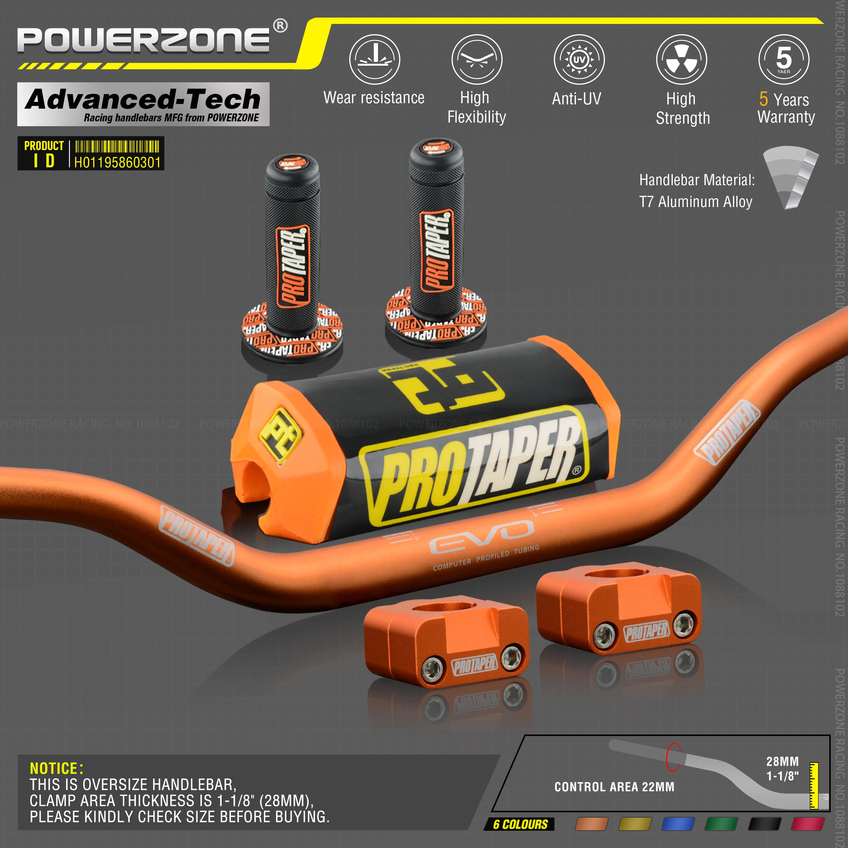 Руль для Pro Taper Pack Bar 1 1/8 &quot классическая дверная ручка ручки Pit Racing Dirt Bike Motorcycle адаптер с ЧПУ|Руль велосипеда| |