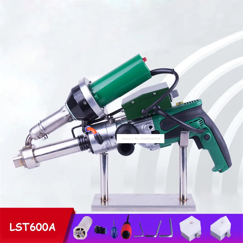 

LST600A Plastic Welding Torch Portable Hot Air Welding Machine Extrusion Type PP/PE Plastic Welding Gun 220V/110V 1600W 1-20mm