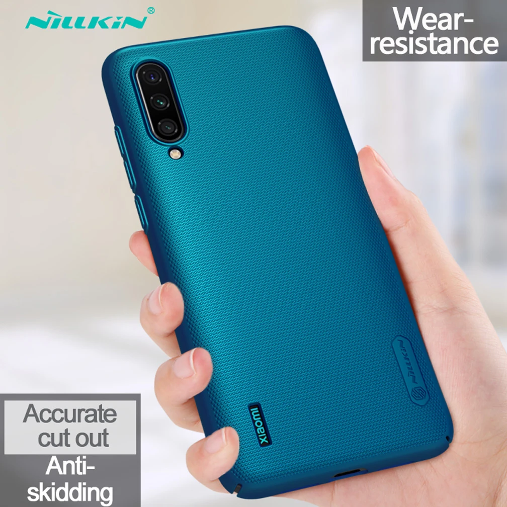 Для Xiaomi mi A3 mi A3 чехол mi CC9 CC 9 NILLKIN матовый щит Жесткий пластик матовая задняя крышка для Xiaomi mi CC9e CC 9e чехлы - Цвет: Сиренево-синего цвета