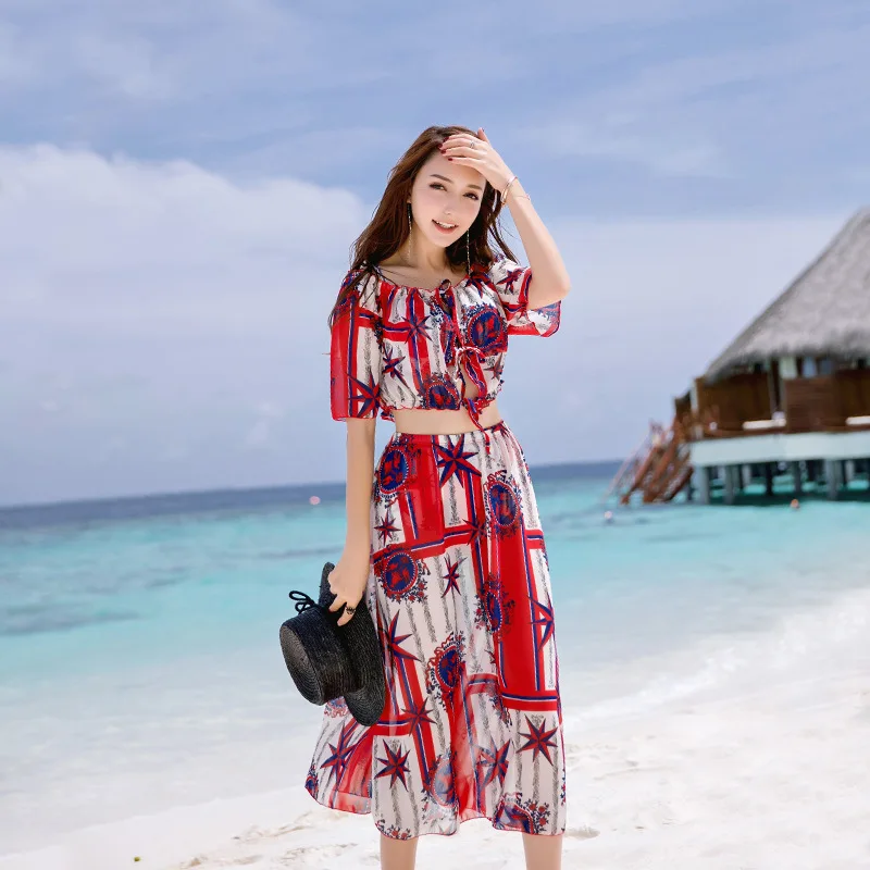 

Swimwear Bikini Four-piece Set Push up Slimming-Long Skirts WOMEN'S Swimsuit Multi-functional Sun-resistant WOMEN'S Swimsuit Sou