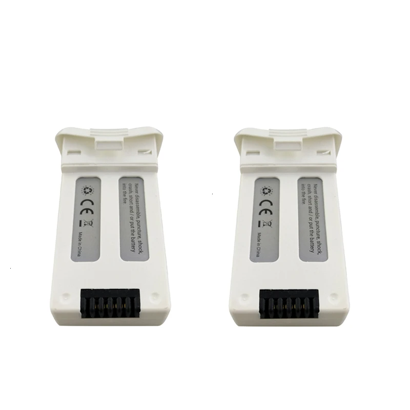 2Pcs 3,7 V 1000 мА/ч, Батарея и Зарядное устройство для SJRC S20W T25 четыре оси Дрон запасные Запчасти дистанционного Управление самолета 3,7 v Перезаряжаемые Батарея - Цвет: 2Pcs