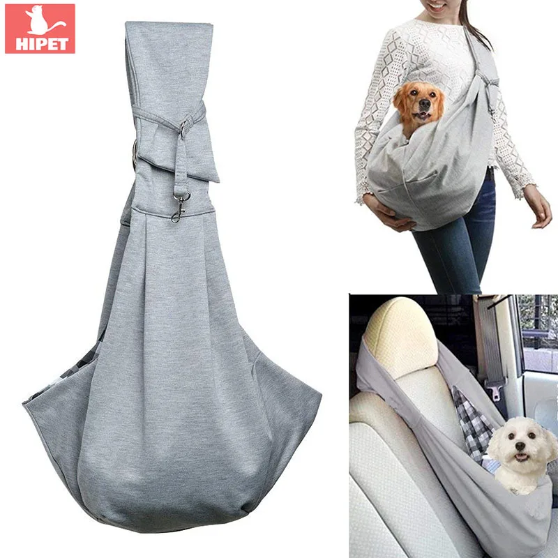 Сумка-слинг для собак, домашних животных, кошек, сумка на плечо, для путешествий, дышащая, двусторонняя, сумка-тоут, ручная, для домашних собак, сумка-переноска для кошек