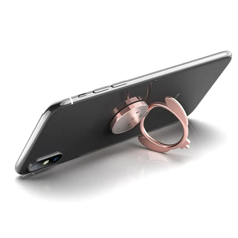 

Electroplating Magnetic Ring Bracket Universal Car Cute Dog Mobile Phone Bracket Ring Buckle For iphone Huawei Xiaomi Samsung
