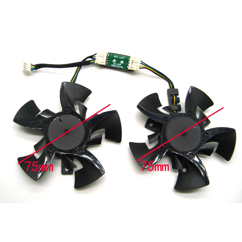 GA81O2U 12V 0.38A 40*40*40 мм 4Pin вентилятор для DATALAND R7 380 видеокарта вентилятор