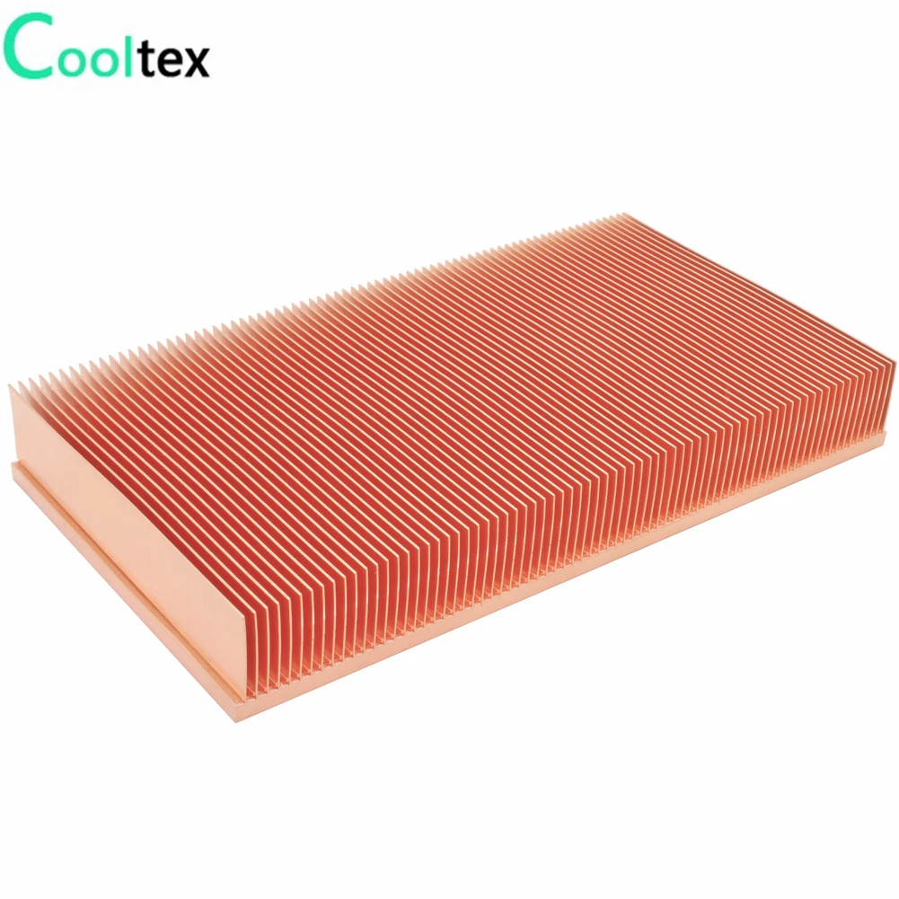 (High power) Pure Copper Heatsink 150x80x20mm