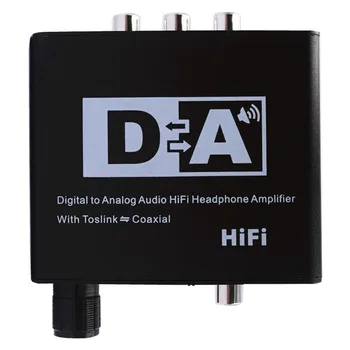 

Digital to Analog o HiFi Head Phone Amplifier with Toslink Coaxial(US PLUG)