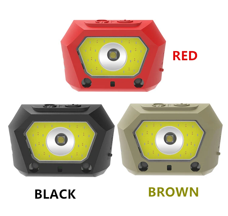 New Rechargeable XP-G2+COB LED Headlamp Body Motion