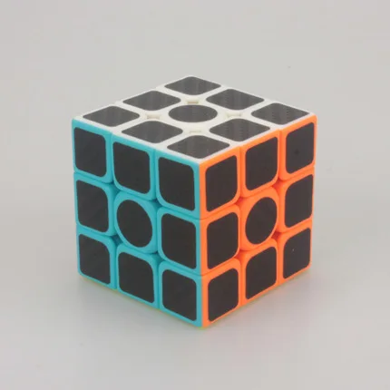 

New Products Carbon Fiber Adhesive Paper Three Layer Rubik's Cube Profession Speed Twist 3-Order Magic Cube CHILDREN'S Toy Whole