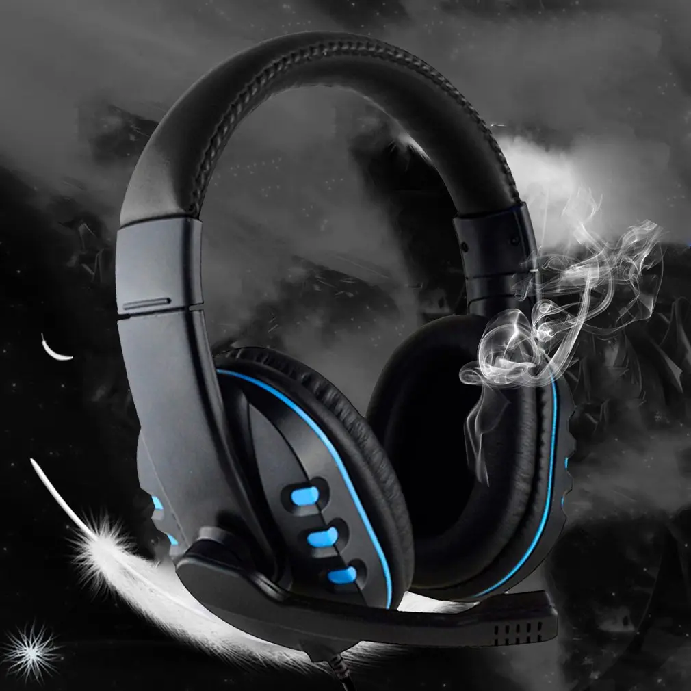 Stereo Wired Gaming Headsets Headphones with Mic For PS4 Sony PlayStation 4 / PC