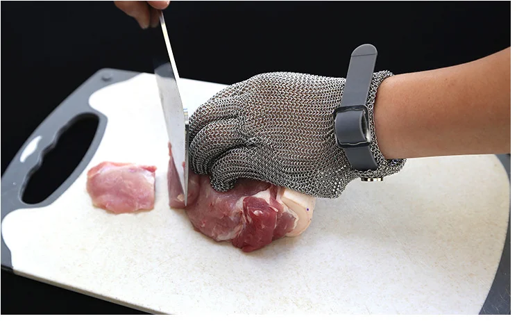 Защитные перчатки для резки мяса и рыбаков перчатки с цепочкой