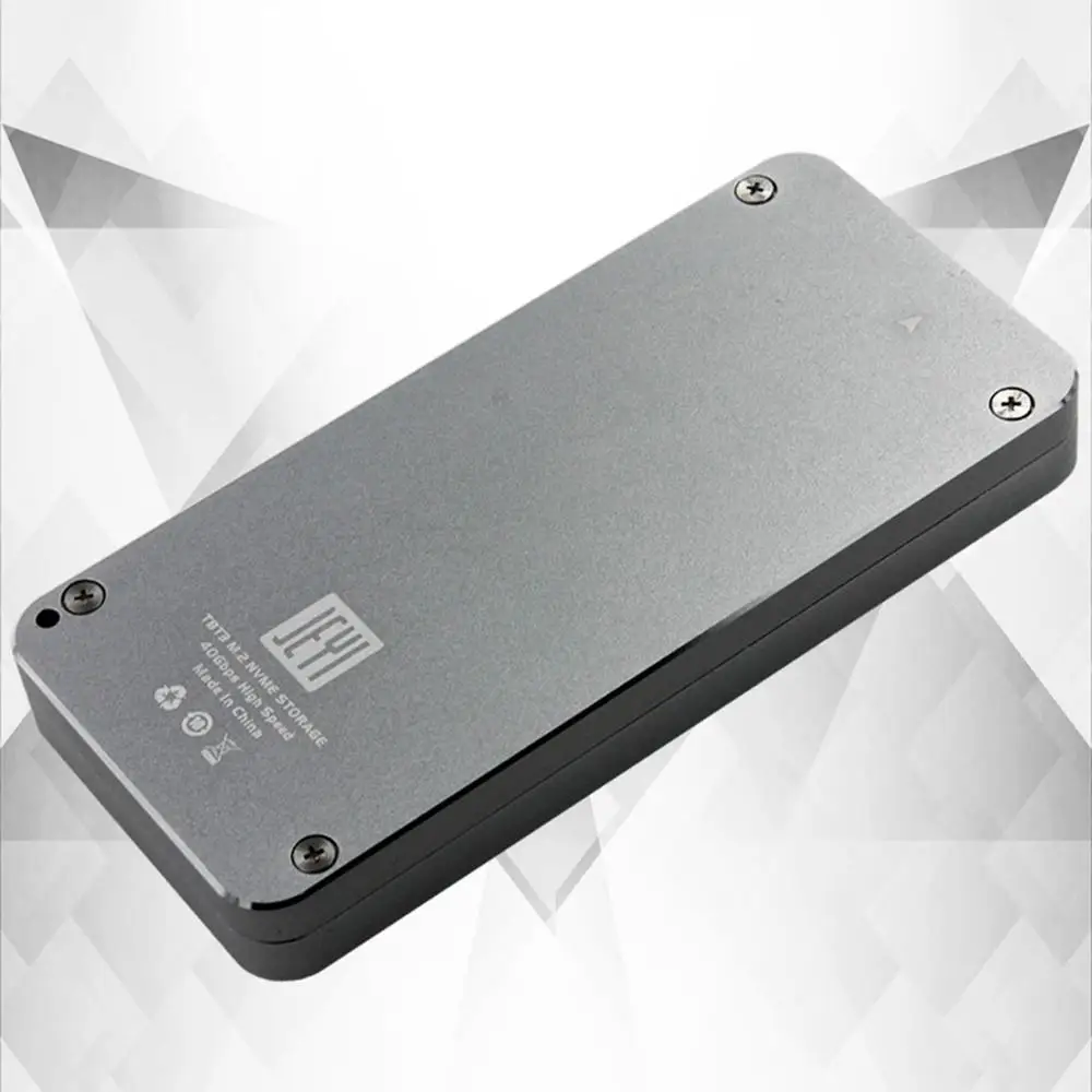 JEYI Thunderbolt 3 m.2 Nvme корпус чехол для мобильного телефона NVME TYPE-C CNC алюминиевый тип C3.1 m. 2 USB3.1 M.2 PCIE U.2 SSD