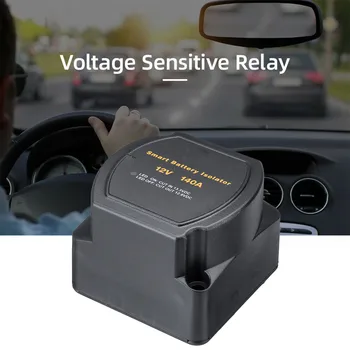 

Portable 12V 140A Battery Isolator Voltage Sensitive Relay VSR Automatic Charing for Caravan for ATV UTV Boat RV
