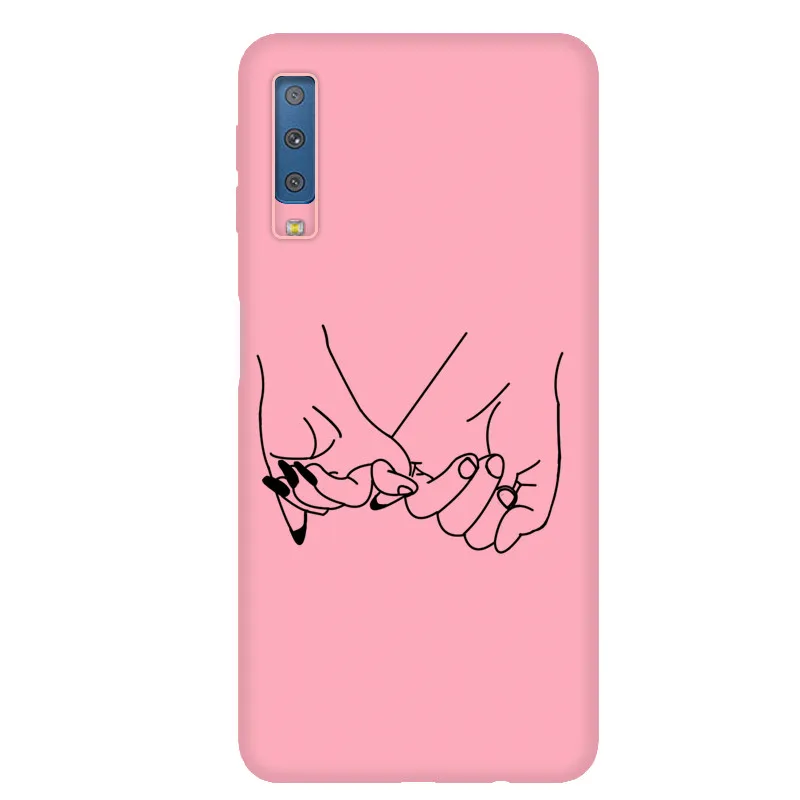 Чехол 6,0 ''для samsung Galaxy A7 A750, чехол, мягкий силиконовый чехол для samsung A7, чехол из ТПУ A 7 7A, чехол с мультипликационным принтом - Цвет: as photo 4