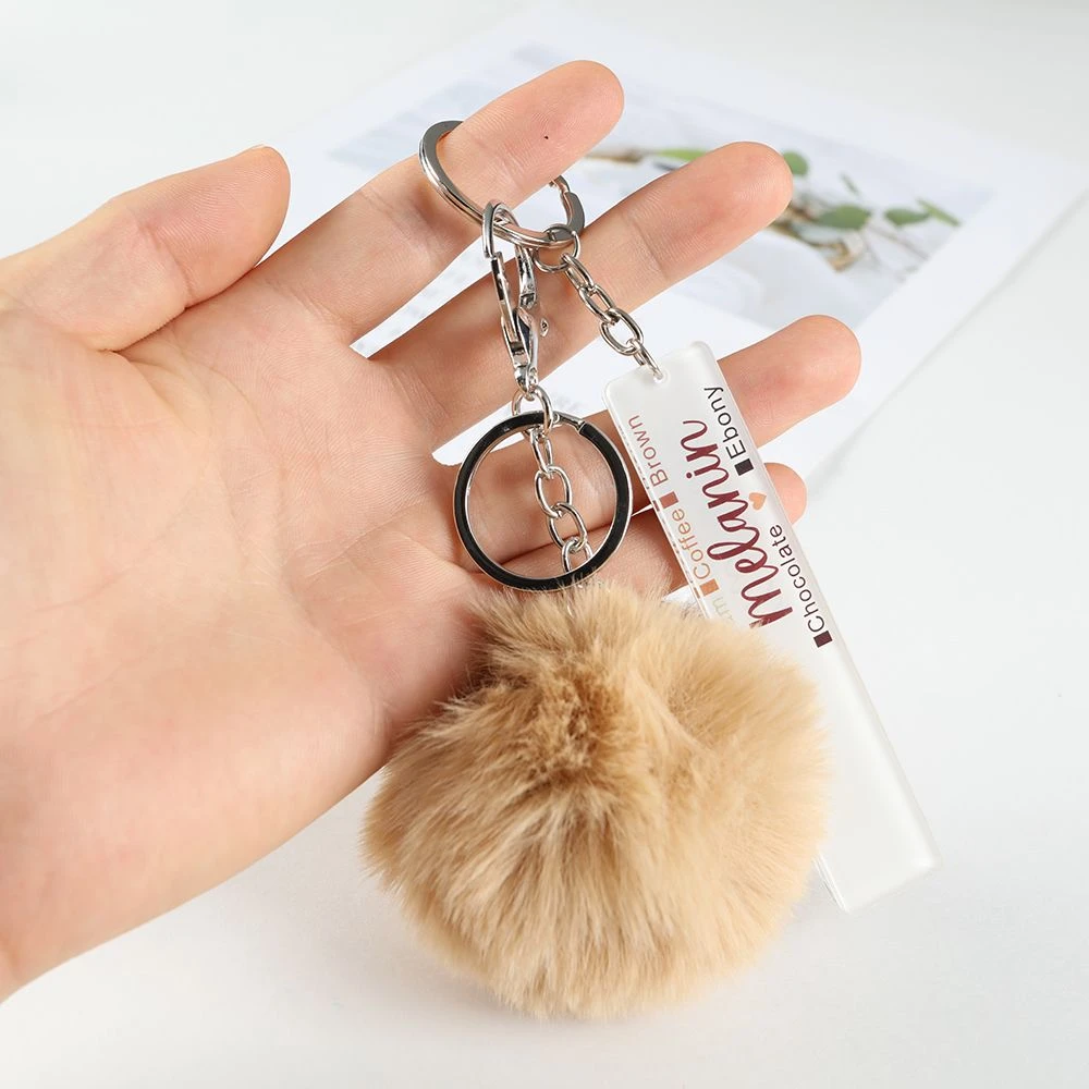 1 Set Credit Card Puller Cute Acrylic Debit Bank Card Grabber for Long Nails  with a Fluffy Ball ATM Keychain Card Clip|Key Chains| - AliExpress