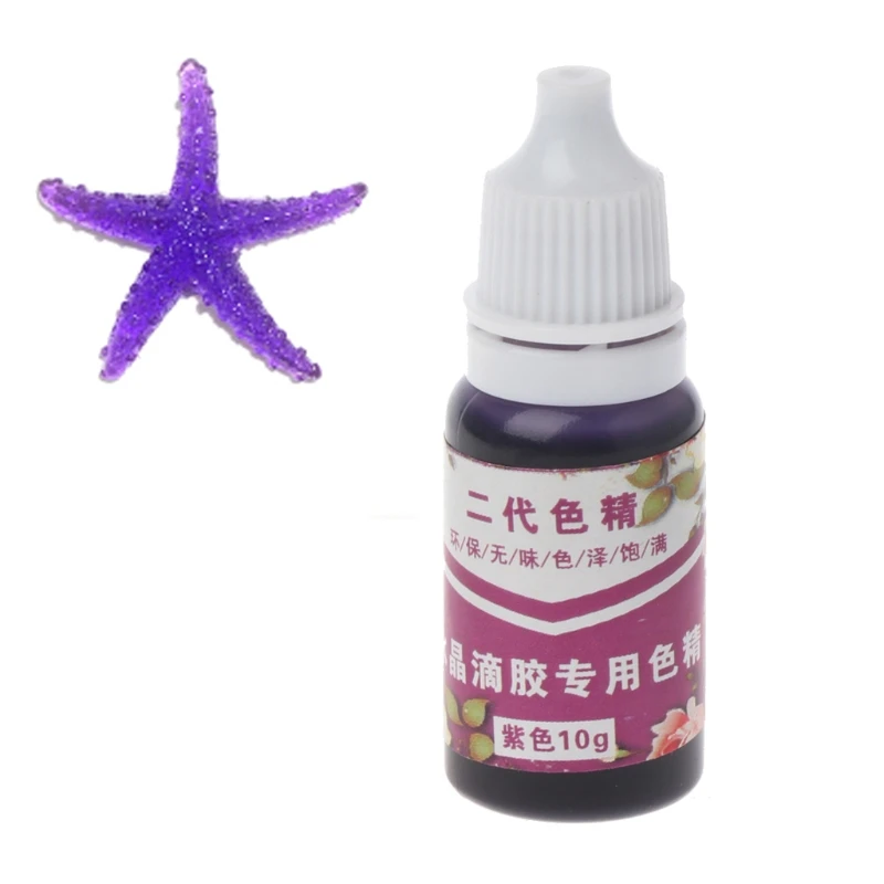 UV Resin Ultraviolet Curing Resin Liquid Pigment Dye Handmade Art Craft 15 Color 54DC