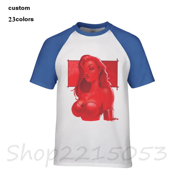 Jessica Rabbit Movie Who Framed Roger Rabbit Men Sex Tshirts Women Waifu Senpai Japan Anime Ahegao T Shirt Material Male T Shirt T Shirts Aliexpress