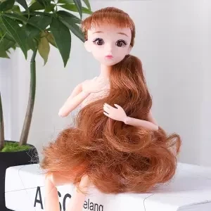 Кукла 1/6 свадебное платье для BJD 30 см куклы игрушки высшего качества китайская Кукла 11 шарнир BJD мяч шарнир Кукла мода девочка подарок голый ребенок - Цвет: Красный