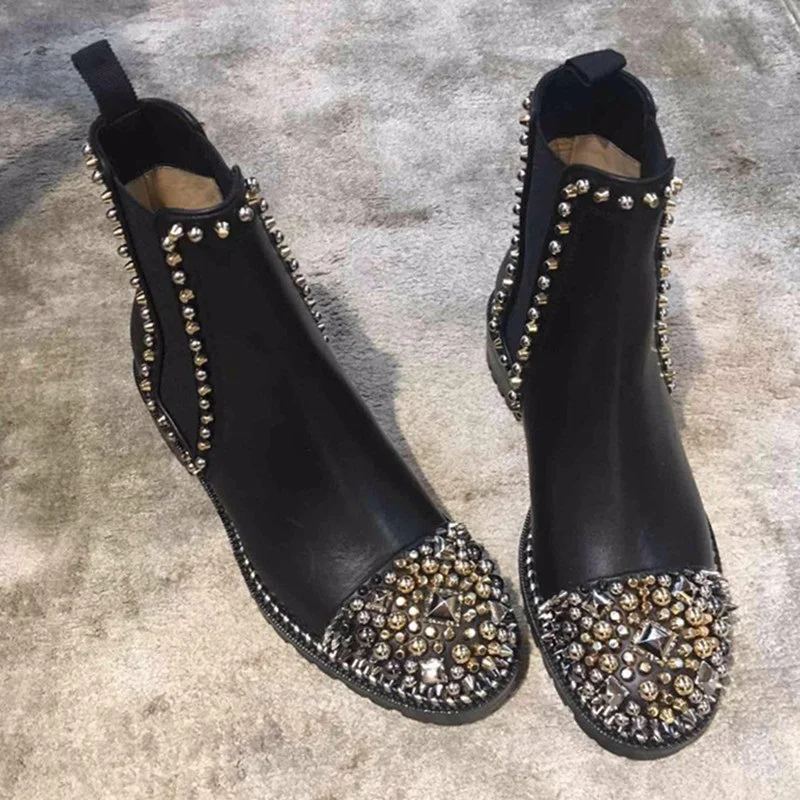 Новые ботильоны для женщин; chaussures femmes automne hiver; дизайнерские женские ботинки; Роскошные