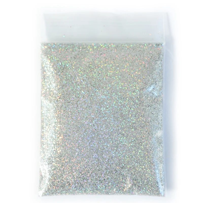 Milímetros Holographic Glitter Unha pó Brilho Laser Belas Unhas Lantejoulas Poeira Art Decorações Dicas Manicure 21 Pçs - Set 0.2 4 Brilho p/ unha