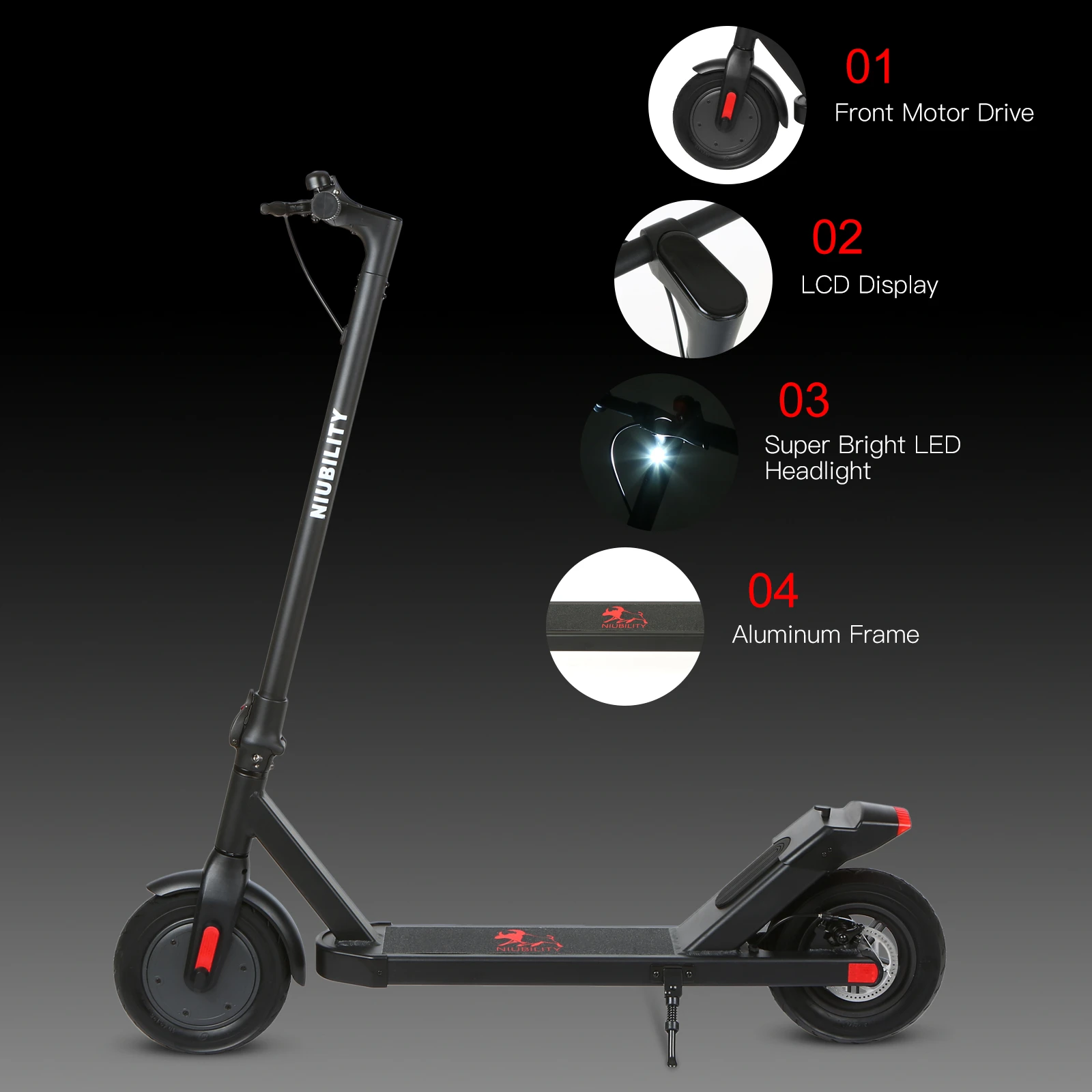 Niubility N2 10 Inch Two Wheel Folding 