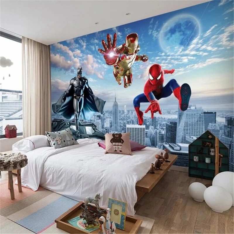 Wall Mural Batman Photo Wallpaper Children's, Kids Room Wall Decor