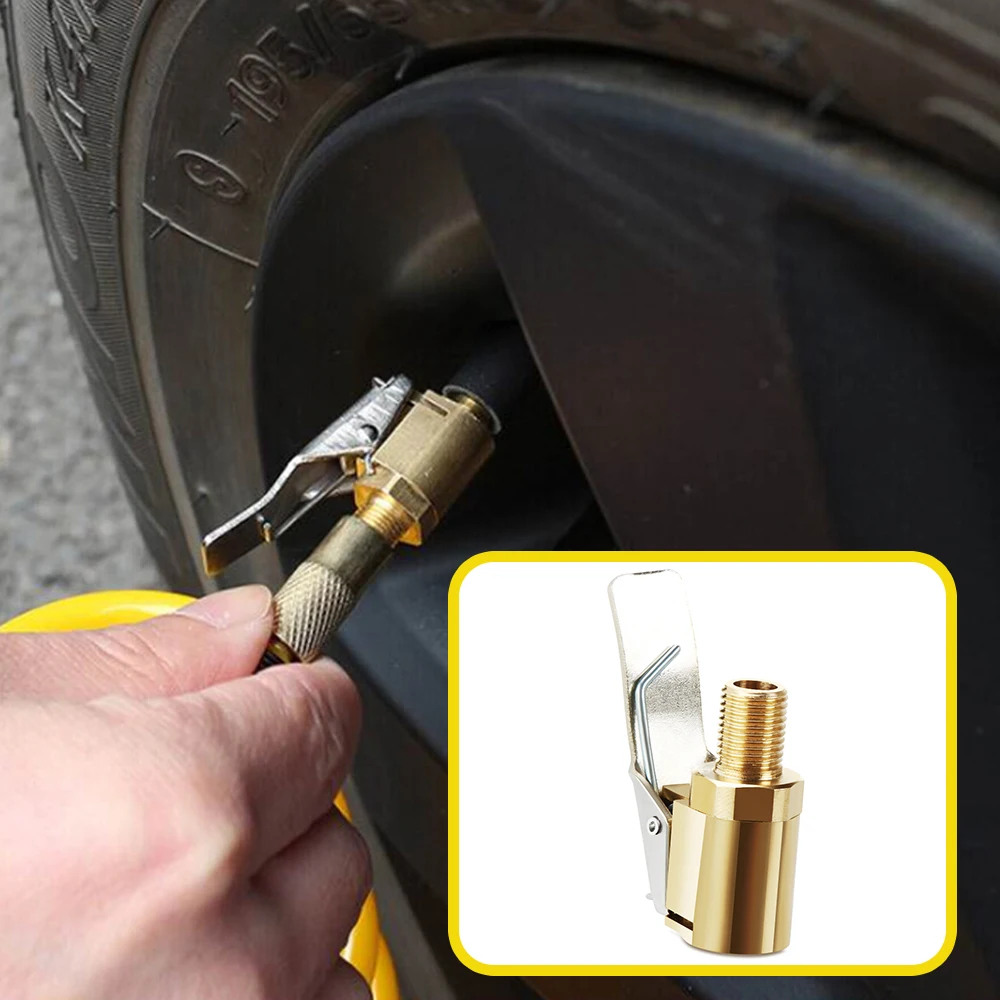 Car Tire Inflator Valve Connector Valve Clip Accessories for Renault