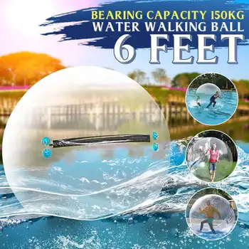 

180cm PVC Inflatable Water Walking Ball Water Dance Ball with Import/Normal Zipper for Swimming Pool Water Entertainment Toys
