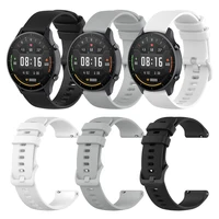 22mm ремешок correa Band Für Xiaomi Uhr Farbe Silikon Handgelenk Gurt für Xiaomi Mi Uhr Farbe globale Armband Armband