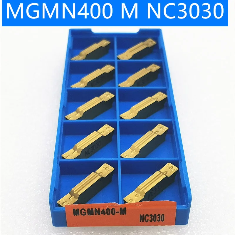 10 шт. MGMN400 M NC3030 поворотные твердосплавные вставки инструмент токарный фрезерный станок с ЧПУ Режущий инструмент слот для резки MGMN400