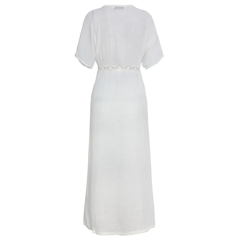 Verano Плайя Макси Vestido Mujer estampado Boho Цветочные Длинные Платья повседневные cuello en V сексуальные повязки vestido de fiesta femme