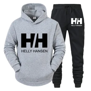 

2020 men's printed Hoodie suit autumn winter hot fashion Hoodie hip hop casual Sweatshirt autumn Sweatshirt + pants