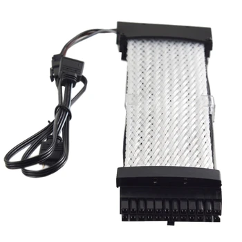 

Chassis Power Adapter Extension Cord, 24P RGB Luminous Cord, for Computer Motherboard