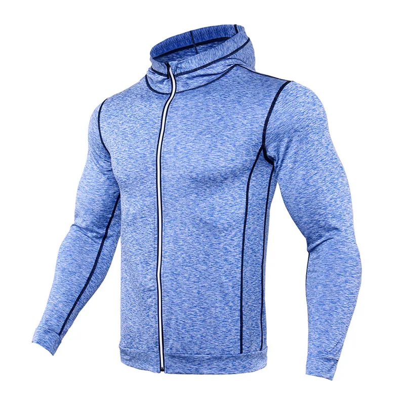 hoodie 1 Трек поле беговой костюм мужской зимний костюм для бега сжатое Спортивное нижнее белье для велоспорта базовый слой Рашгард Мужская спортивная одежда 4XL - Цвет: hoodie 1