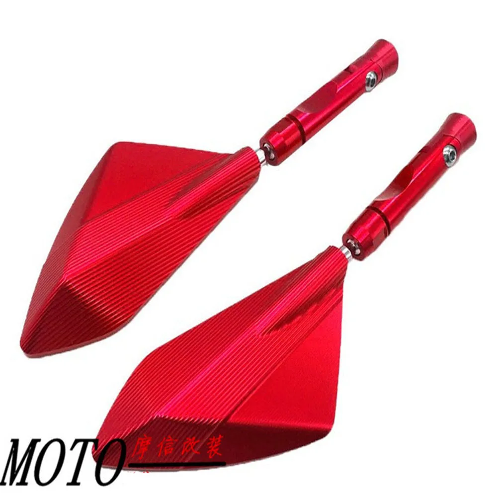 motorcycle rearview mirror CNC aluminum case for YAMAHA FZ1 MT-07 HONDA CB600F KAWASAKI Z1000 SUZUKI GSR650 GSR750 KTM DUCATI