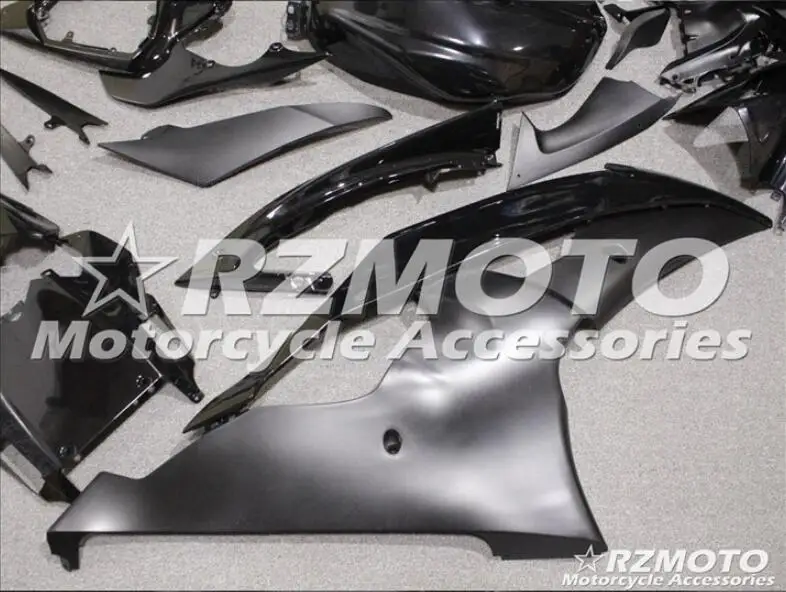 4 подарки набор впрыскивателей мотоциклов Обтекатели подходят для YAMAHA YZF-R6-600 2008- 08-16 Кузов Набор на заказ черный