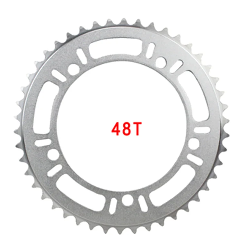 Bike Chainring Single Speed Fixed Gear Road Bike Track Folding Bicycle 130 BCD Fixie  39/44/46T/48T/53T 1/2X1/8
