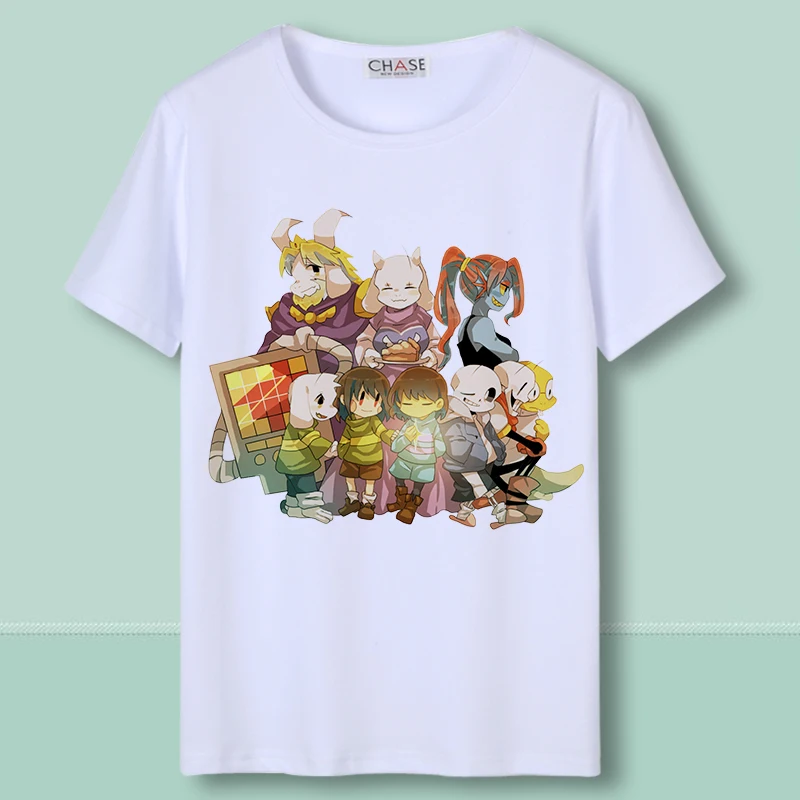 Undertale T-shirt Permainan Anime 
