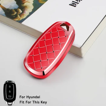 

3 Button TPU Car Remote Key Fob Shell Cover Case For Hyundai La festa kona 2017/Ix35 Solaris Azera Elantra Grandeur Ig Accent