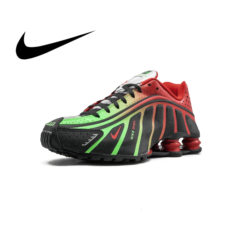 

Original Authentic Nike Shox R4 Men Running Shoes Air Max Tn Air Cushion Athletic Designer Footwear Outdoor Sports Sneakers