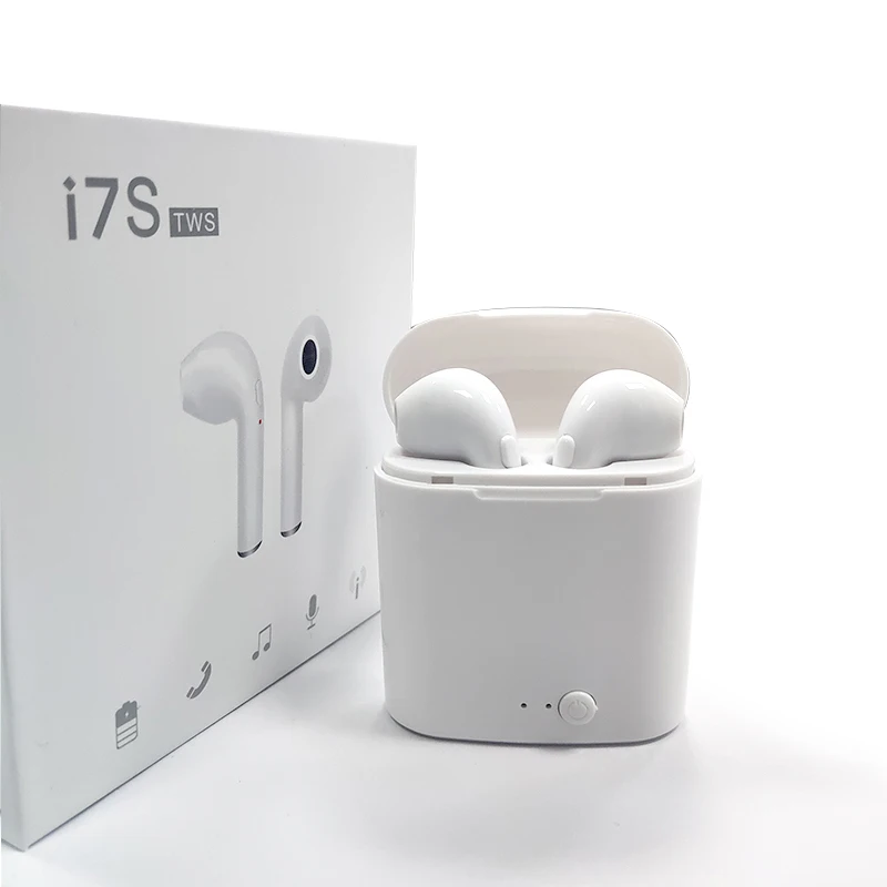 Mgoman i7s наушники, беспроводные наушники I7s, TWS, Bluetooth 5,0, наушники, Прямая поставка, внутриканальные стерео наушники для всех смартфонов - Цвет: white no box