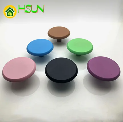 Furniture Knobs Simple Round colorful handle children's room cartoon handle drawer wardrobe door shoe cabinet Dia 37mm knob black white