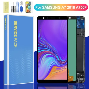 

Original 6.0'' Display For Samsung Galaxy A7 2018 A750 SM-A750F A750F LCD Display Touch Screen Digitizer Assembly Replacement