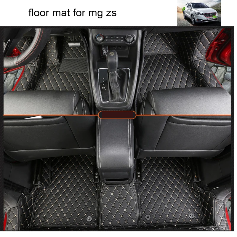 Lsrtw2017 для mg zs кожаные автомобильные коврики ковер аксессуары для интерьера покрытие Порога Коврик